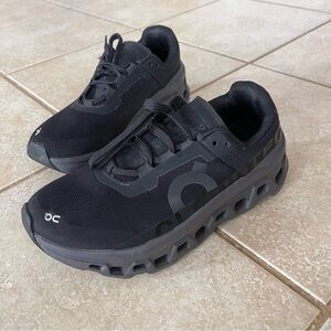 ON CLOUDMONSTER Running Shoes Womens Size 6 Black Athletic Sneakers Mint Cond